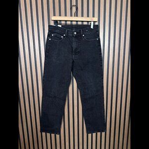 Abercrombie & Fitch Jeans 30 x 32 Mens Black Straight Stretch Denim